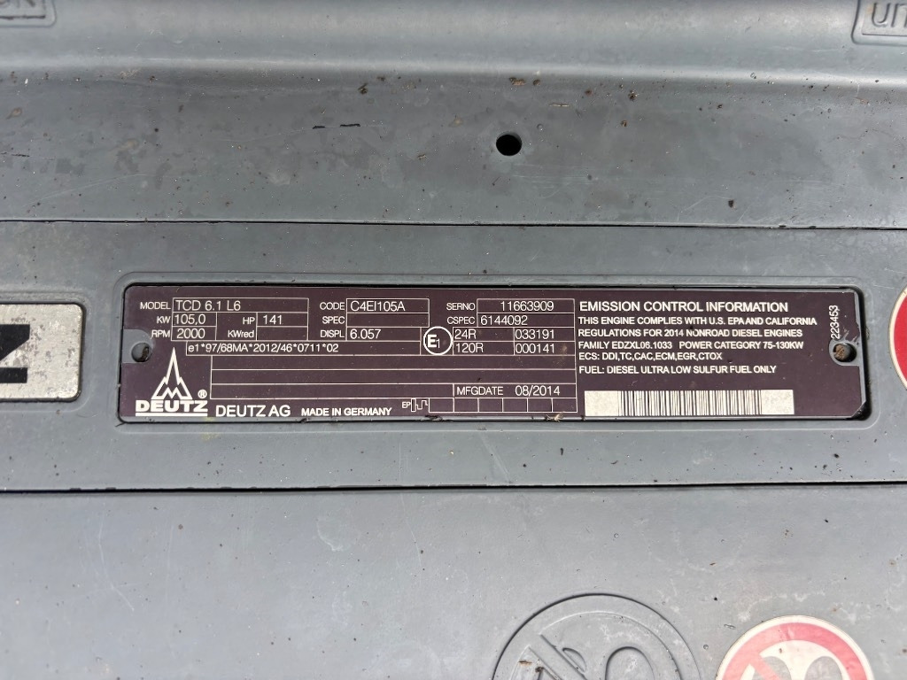 Колёсный экскаватор Atlas 160 W - 140 W: фото 16