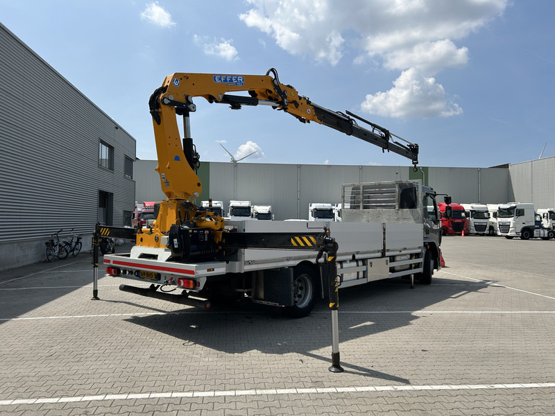 DAF LF 310 FA / Effer 175.2/3s Crane / 728 dkm / Flat Bed / APK TUV 10-25 - Автоманипулятор: фото 2 DAF LF 310 FA / Effer 175.2/3s Crane / 728 dkm / Flat Bed / APK TUV 10-25 - Автоманипулятор: фото 2