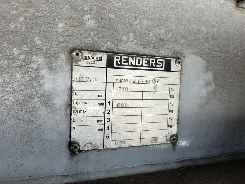 Полуприцеп-фургон Renders ROC 12.10 City / Box / Loadlift 2000 kg / NL Trailer: фото 12