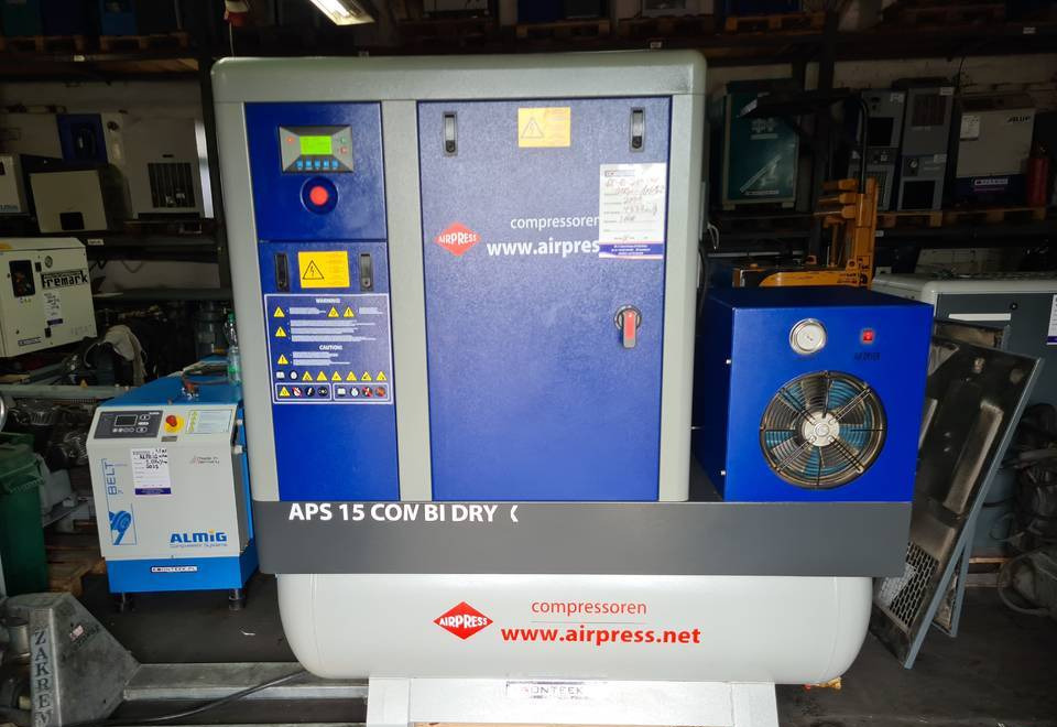Kompresor śrubowy AIRPRESS APS 15 COMBI DRY X, 11 kw, 2021r - Воздушный компрессор: фото 1 Kompresor śrubowy AIRPRESS APS 15 COMBI DRY X, 11 kw, 2021r - Воздушный компрессор: фото 1