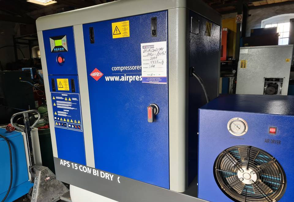 Kompresor śrubowy AIRPRESS APS 15 COMBI DRY X, 11 kw, 2021r - Воздушный компрессор: фото 4 Kompresor śrubowy AIRPRESS APS 15 COMBI DRY X, 11 kw, 2021r - Воздушный компрессор: фото 4