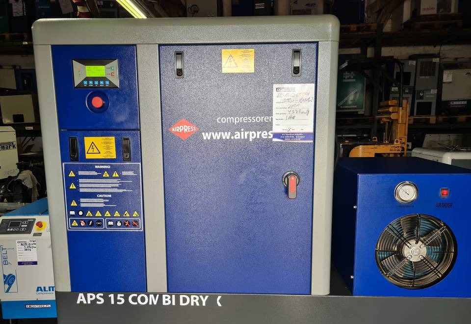 Kompresor śrubowy AIRPRESS APS 15 COMBI DRY X, 11 kw, 2021r - Воздушный компрессор: фото 2 Kompresor śrubowy AIRPRESS APS 15 COMBI DRY X, 11 kw, 2021r - Воздушный компрессор: фото 2
