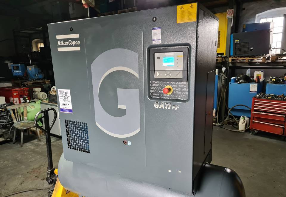 Kompresor śrubowy Atlas Copco GA 11 FF - Воздушный компрессор: фото 3 Kompresor śrubowy Atlas Copco GA 11 FF - Воздушный компрессор: фото 3