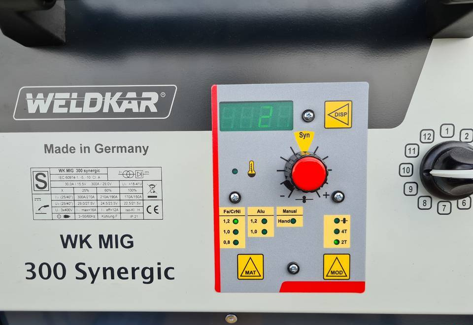 SPAWARKA MIG WELDKAR 300 Synergic 300A - Сварочное оборудование: фото 4 SPAWARKA MIG WELDKAR 300 Synergic 300A - Сварочное оборудование: фото 4