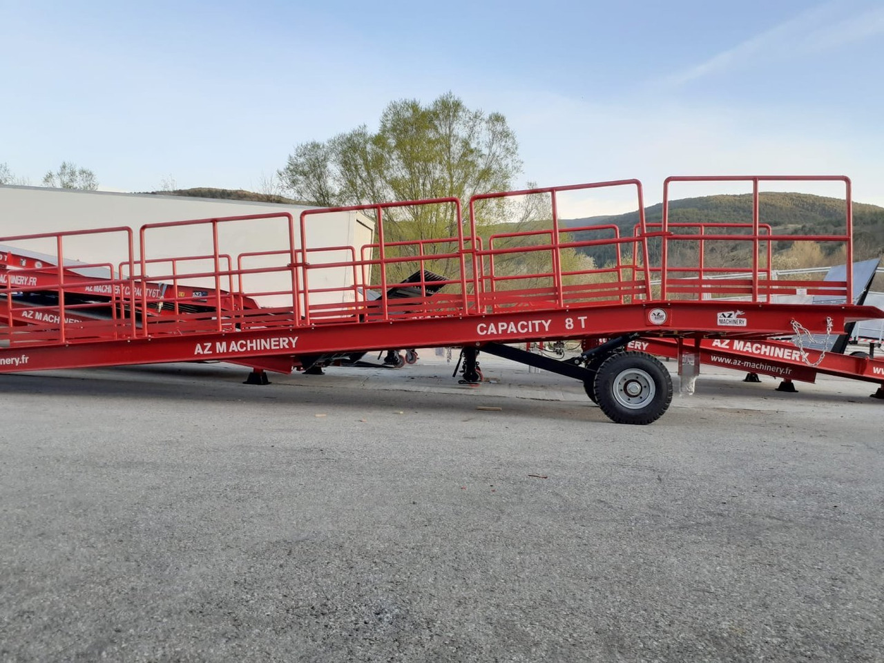 Новый Погрузочная рампа AZ RAMP-EASY XL-10-RL . Mobil Loading Ramp  WIDE With Level Off, 10 t Capacity: фото 8