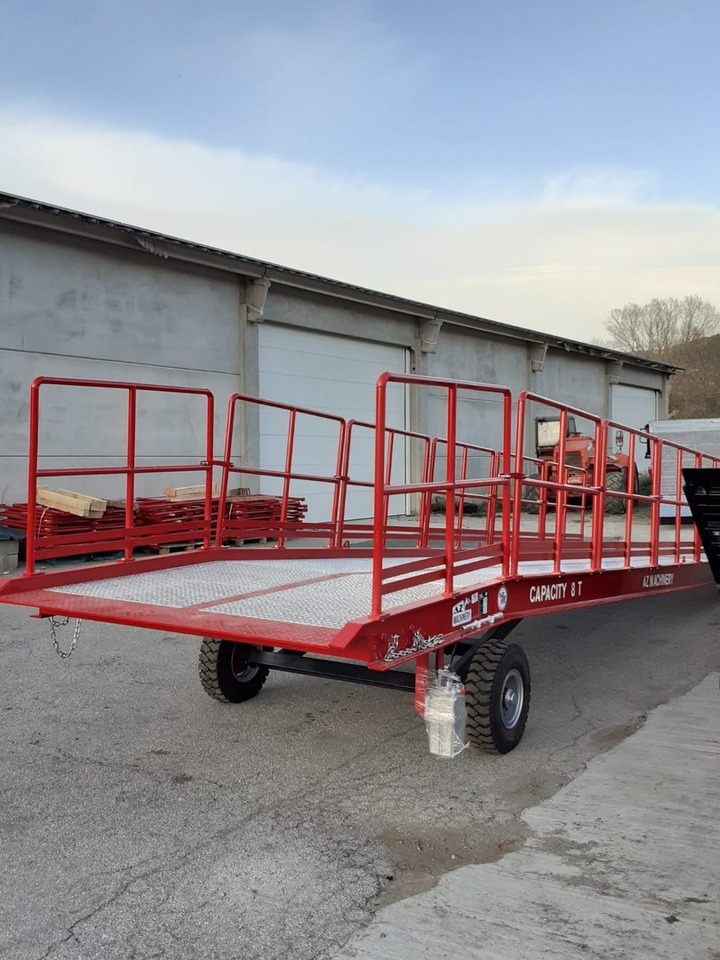Новый Погрузочная рампа AZ RAMP-EASY XL-10-RL . Mobil Loading Ramp  WIDE With Level Off, 10 t Capacity: фото 7