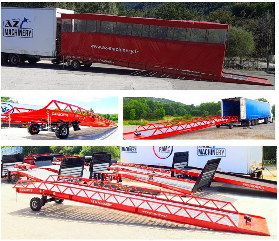 Новый Погрузочная рампа AZ RAMP-EASY XL-8 . Mobil Loading Ramp  WIDE With Level Off, 8 t Capacity: фото 12