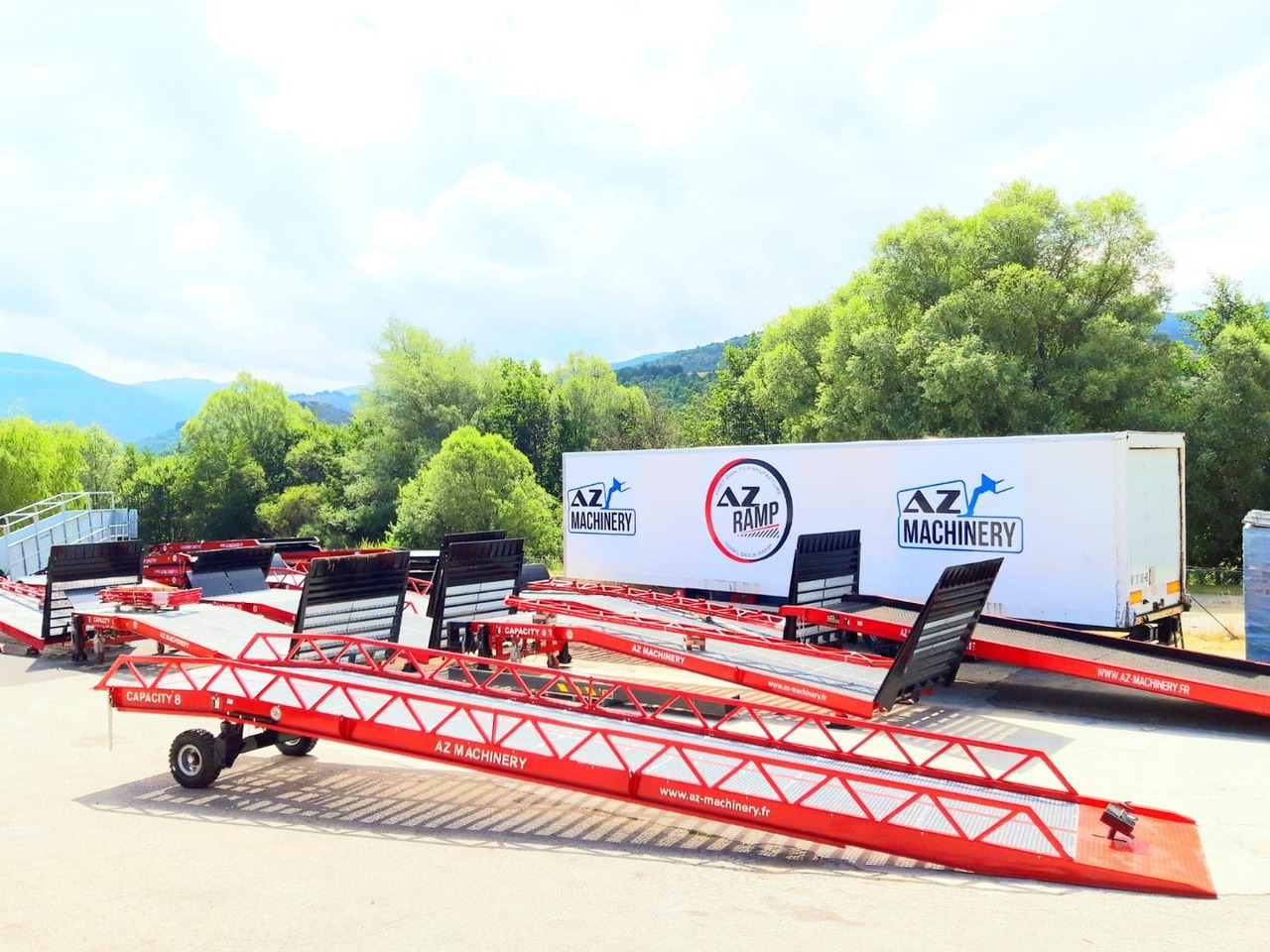 Новый Погрузочная рампа AZ RAMP-EASY XL-8 . Mobil Loading Ramp  WIDE With Level Off, 8 t Capacity: фото 6