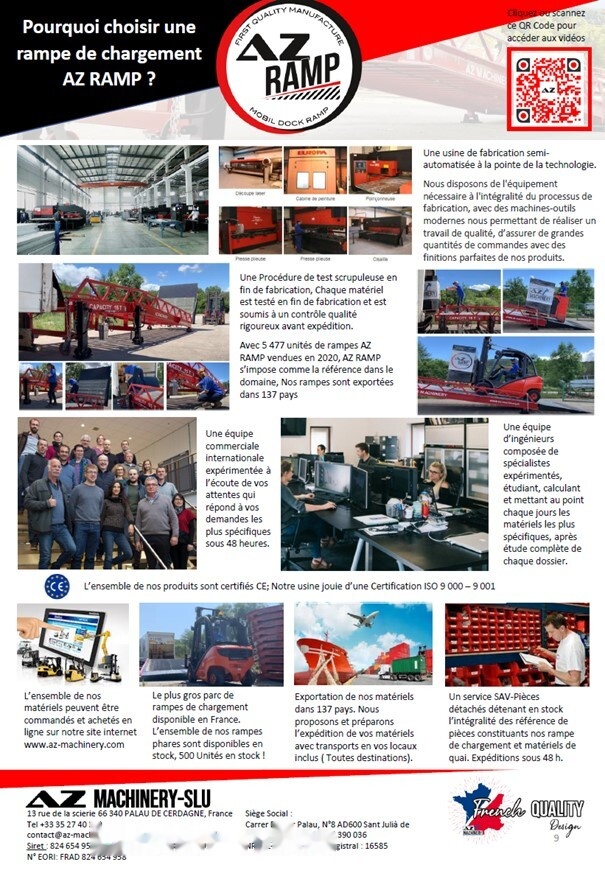 Новый Погрузочная рампа AZ RAMP STAR-10-XL mobile loading ramp: фото 9 Новый Погрузочная рампа AZ RAMP STAR-10-XL mobile loading ramp: фото 9