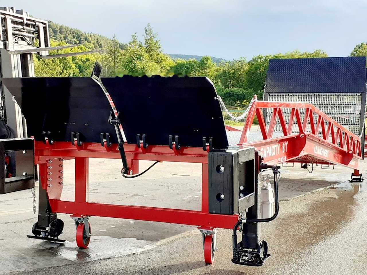 Новый Погрузочная рампа AZ RAMP STAR- 10T-ZR mobile loading ramp: фото 17