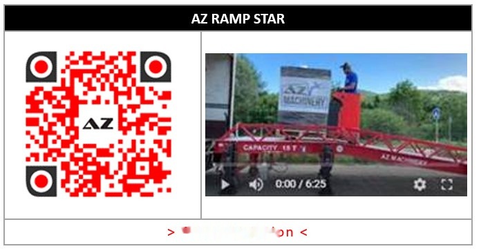 Новый Погрузочная рампа AZ RAMP STAR- 10T-ZR mobile loading ramp: фото 21