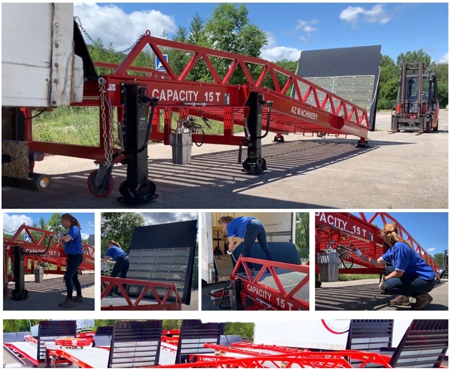 Новый Погрузочная рампа AZ RAMP STAR- 10T-ZR mobile loading ramp: фото 12