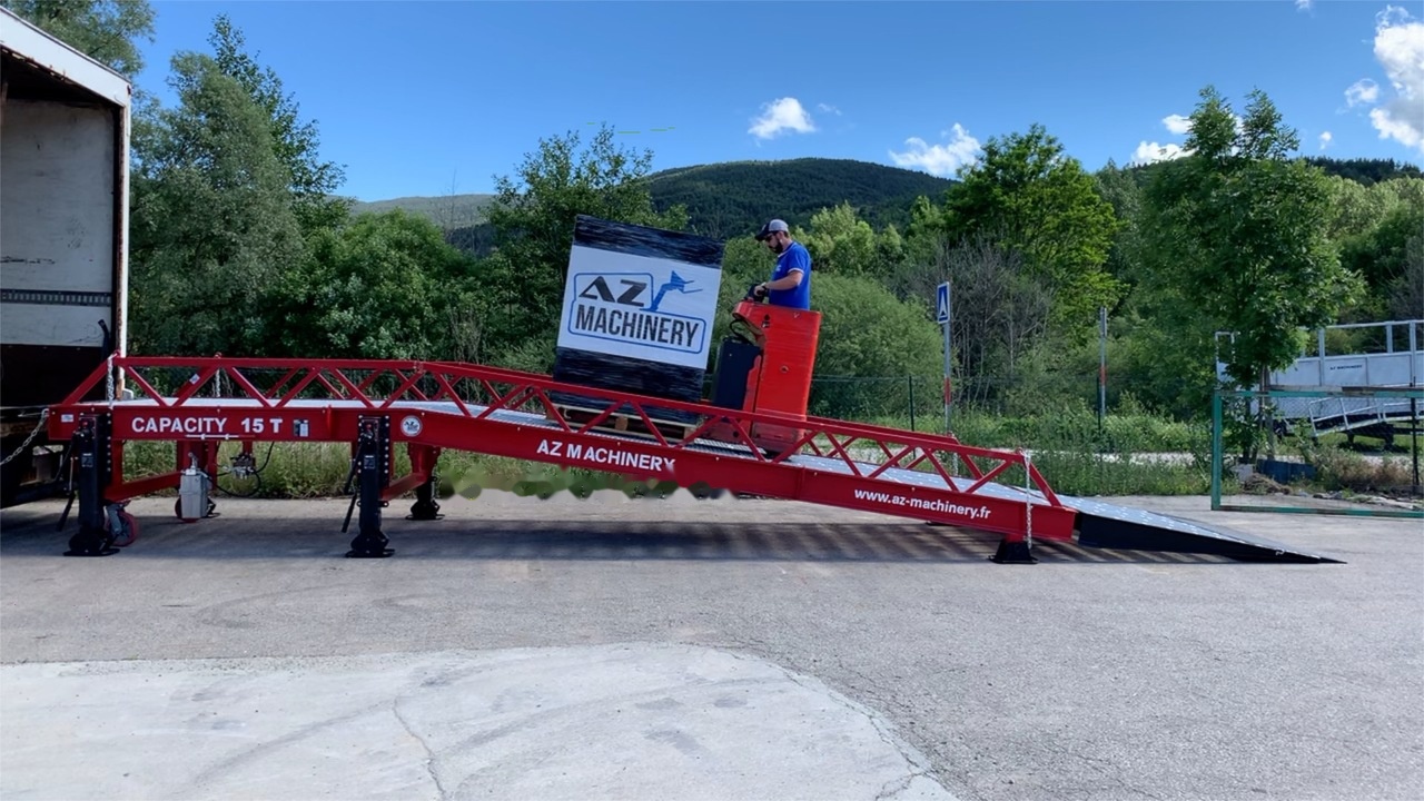 Новый Погрузочная рампа AZ RAMP STAR- 10T-ZR mobile loading ramp: фото 13