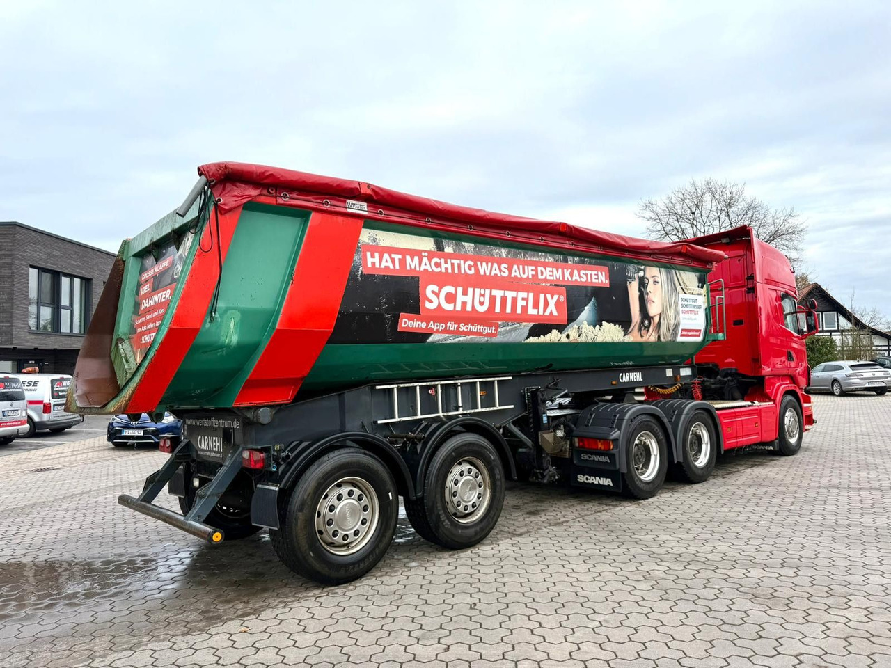 Carnehl CHKS/HH Stahl Kippmulde 24-26m³ - Самосвальный полуприцеп: фото 3 Carnehl CHKS/HH Stahl Kippmulde 24-26m³ - Самосвальный полуприцеп: фото 3