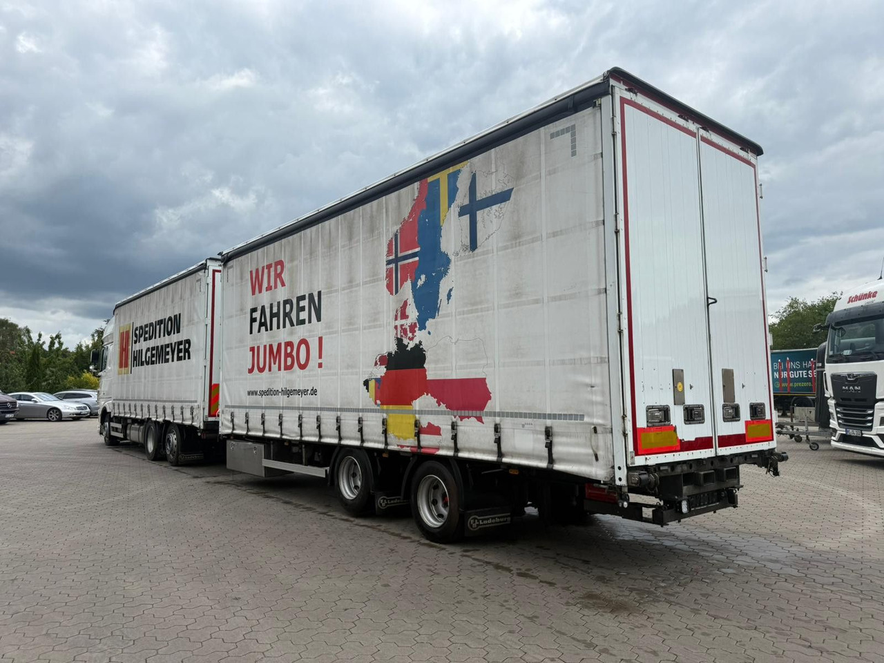 FBL Tandem Anhänger Volumen Inklusive LKW!! - Тентованный прицеп: фото 2 FBL Tandem Anhänger Volumen Inklusive LKW!! - Тентованный прицеп: фото 2