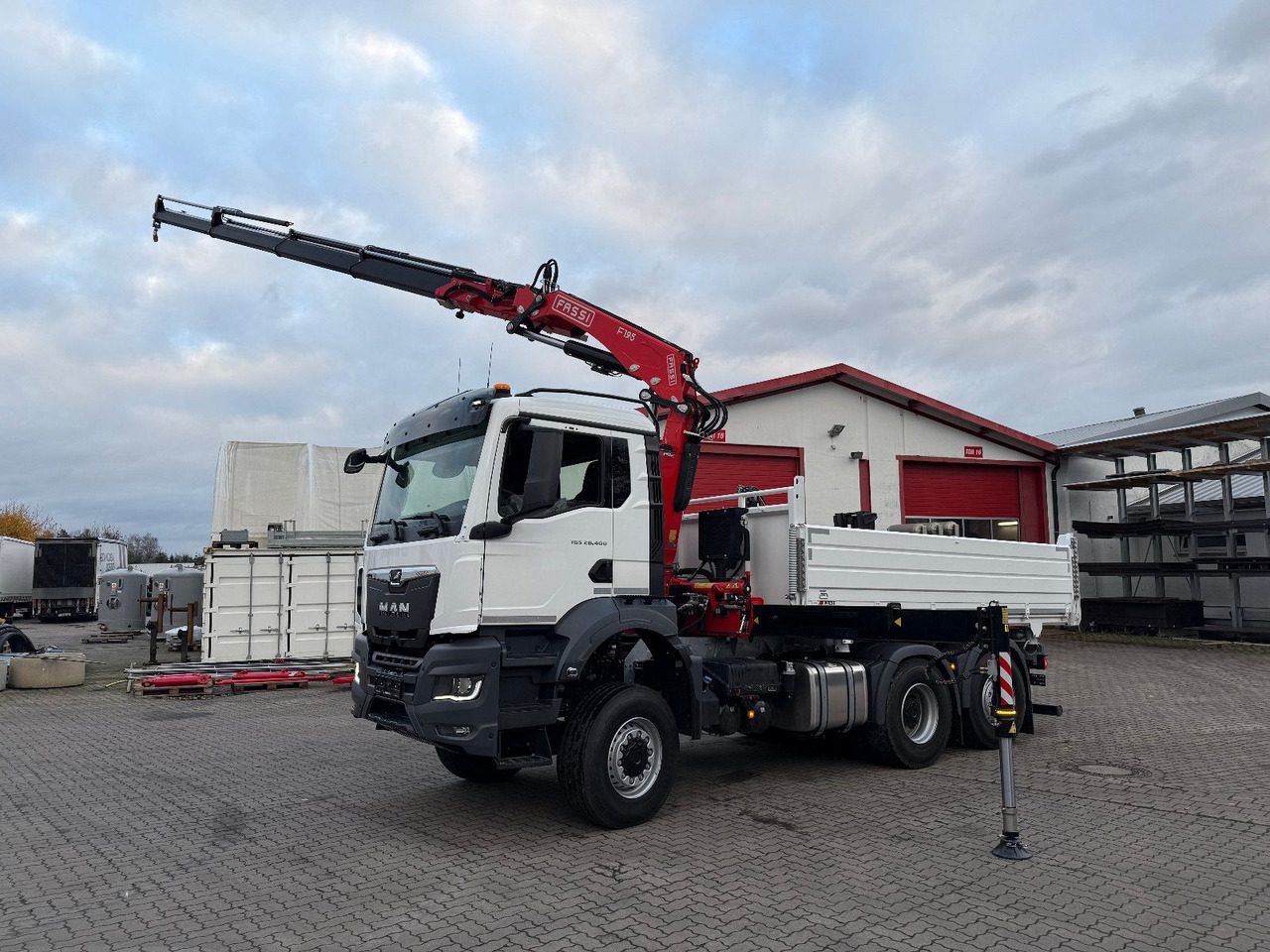 MAN TGS 26.400 6x4 Krankipper Fassi/SOFORT VERFÜGBAR - Грузовик, Автоманипулятор: фото 1 MAN TGS 26.400 6x4 Krankipper Fassi/SOFORT VERFÜGBAR - Грузовик, Автоманипулятор: фото 1