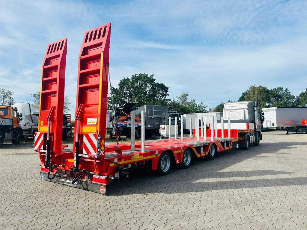 Kässbohrer KSLA RJ Mega Jumbo Tieflader mit Radmulden tele - Низкорамный полуприцеп: фото 2 Kässbohrer KSLA RJ Mega Jumbo Tieflader mit Radmulden tele - Низкорамный полуприцеп: фото 2