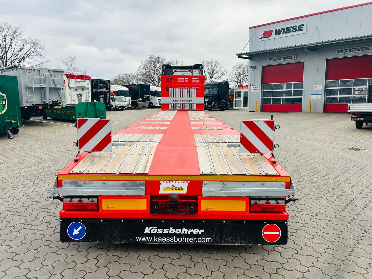 Kässbohrer SPS Mega Schwerlast Plattform Lenkachse - Полуприцеп бортовой/ Платформа: фото 5 Kässbohrer SPS Mega Schwerlast Plattform Lenkachse - Полуприцеп бортовой/ Платформа: фото 5