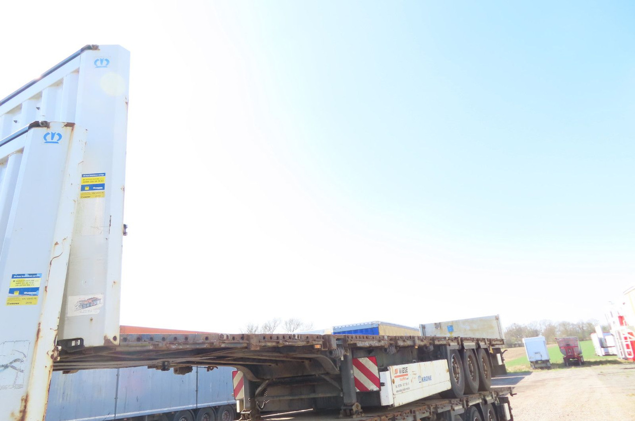 Krone Stahlmattenauflieger mit Bordwände - Полуприцеп бортовой/ Платформа: фото 1 Krone Stahlmattenauflieger mit Bordwände - Полуприцеп бортовой/ Платформа: фото 1