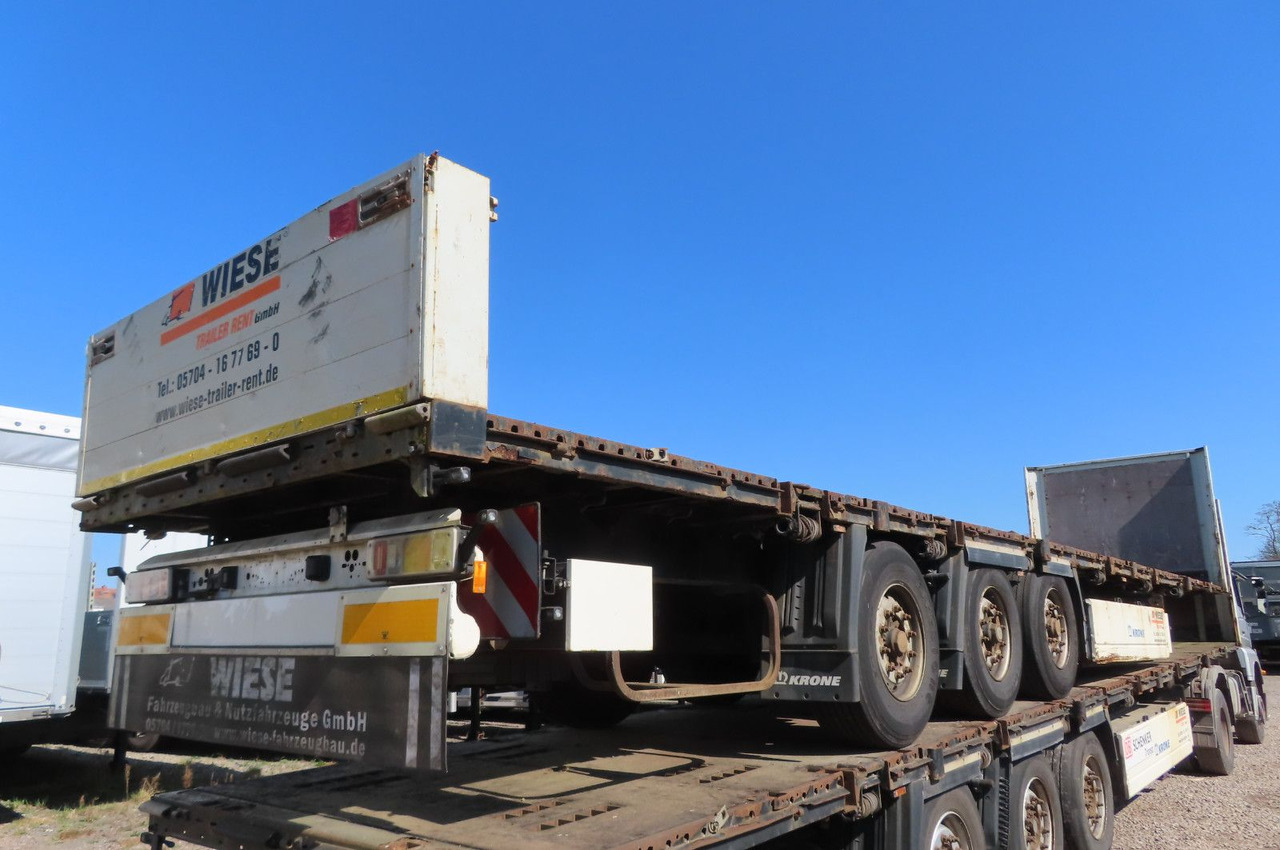 Krone Stahlmattenauflieger mit Bordwände - Полуприцеп бортовой/ Платформа: фото 4 Krone Stahlmattenauflieger mit Bordwände - Полуприцеп бортовой/ Платформа: фото 4