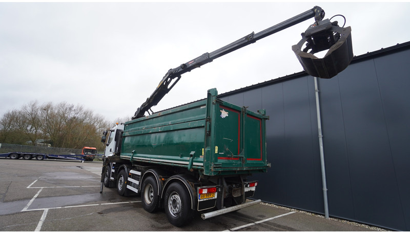 Renault PREMIUM 380 DXI 8X2/6 2 SIDE TIPPER WITH PLFINGER Q 170 Z CRANE.278.200KM - Автоманипулятор: фото 4 Renault PREMIUM 380 DXI 8X2/6 2 SIDE TIPPER WITH PLFINGER Q 170 Z CRANE.278.200KM - Автоманипулятор: фото 4