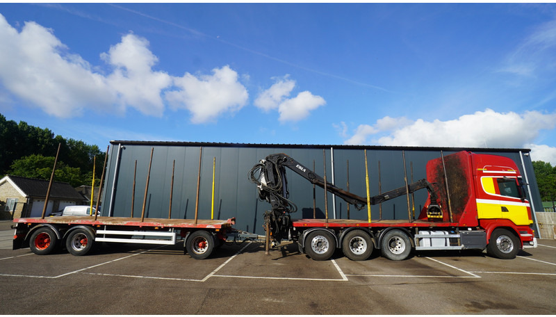 Scania R 580 V8 8X4 LOGTRANSPORT COMBI WITH MTDK YEAR 2012 TRAILER KESLA 46 CRANE - Лесовоз, Автоманипулятор: фото 4 Scania R 580 V8 8X4 LOGTRANSPORT COMBI WITH MTDK YEAR 2012 TRAILER KESLA 46 CRANE - Лесовоз, Автоманипулятор: фото 4
