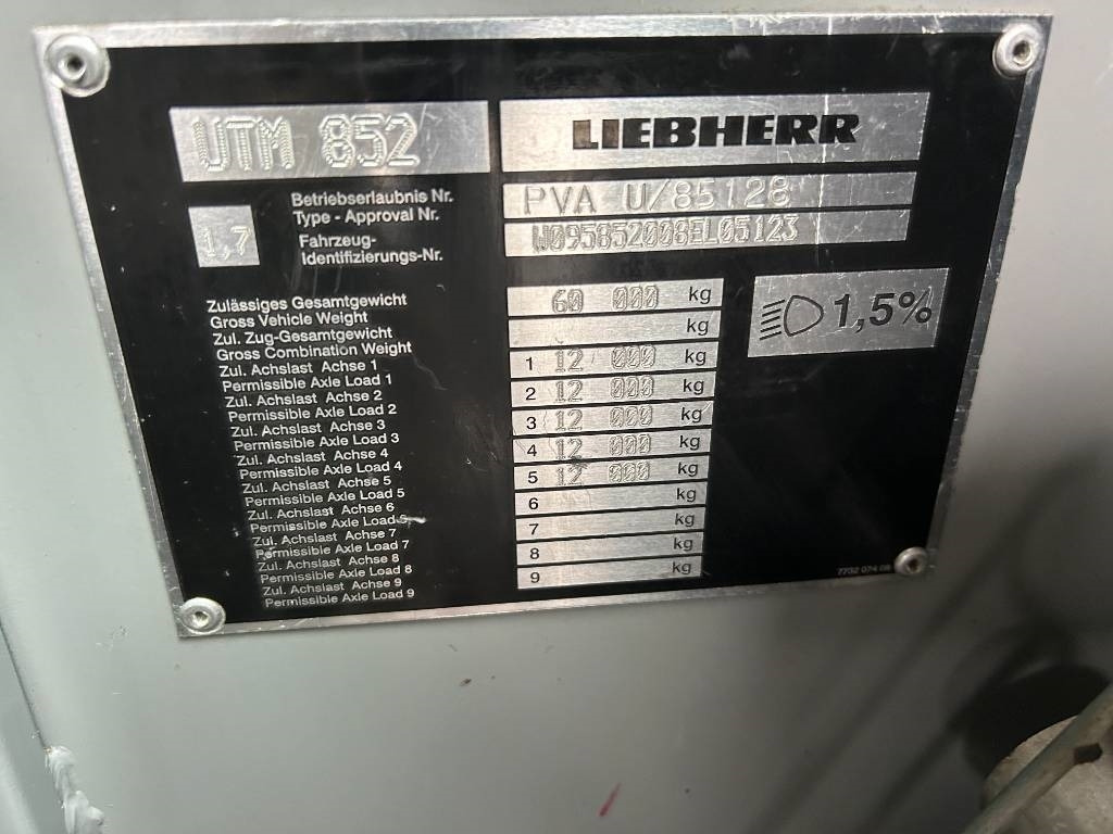 Вседорожный кран Liebherr LTM 1160-5.1: фото 10