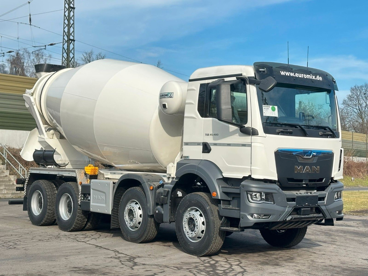 MAN TGS 41.480 8x4 /Euro6e Euromix EM 12 R - Автобетоносмеситель: фото 1 MAN TGS 41.480 8x4 /Euro6e Euromix EM 12 R - Автобетоносмеситель: фото 1