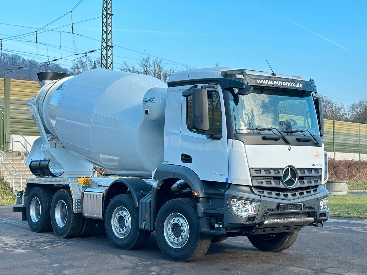 Mercedes-Benz Arocs 5 3743 8X4 / Euro6e EuromixMTP EM 10 L - Автобетоносмеситель: фото 1 Mercedes-Benz Arocs 5 3743 8X4 / Euro6e EuromixMTP EM 10 L - Автобетоносмеситель: фото 1