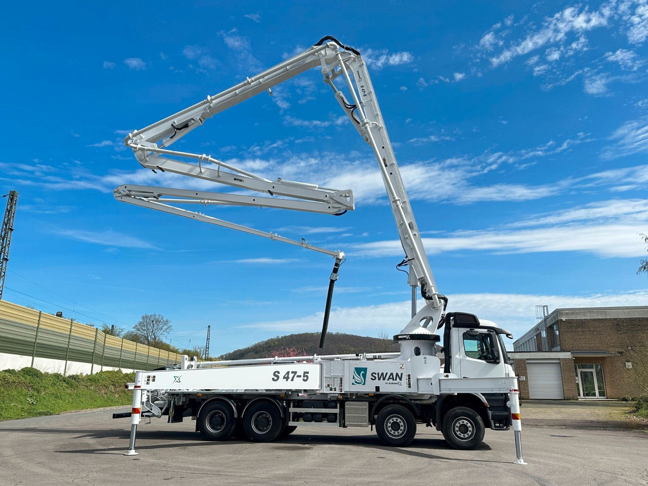 Автобетоносмеситель Mercedes-Benz Arocs 5 4542 8x4 SWAN TSP 47-5 160RZ ( 47m ): фото 11