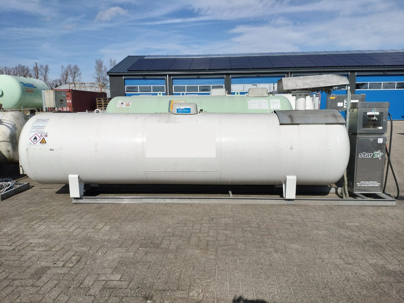 Used skid installation 6400 L (6.4 m3) different setups multiple pieces available for sale Gas, lpg, gpl, gaz, propane, butane propane refilling station is used to refill cylinders, suitable for limited land and space. - Резервуар для хранения: фото 1 Used skid installation 6400 L (6.4 m3) different setups multiple pieces available for sale Gas, lpg, gpl, gaz, propane, butane propane refilling station is used to refill cylinders, suitable for limited land and space. - Резервуар для хранения: фото 1