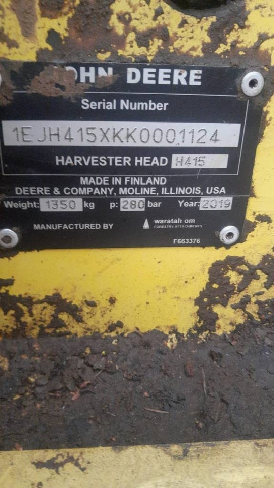 John Deere 1270 E  - Харвестер: фото 5 John Deere 1270 E  - Харвестер: фото 5