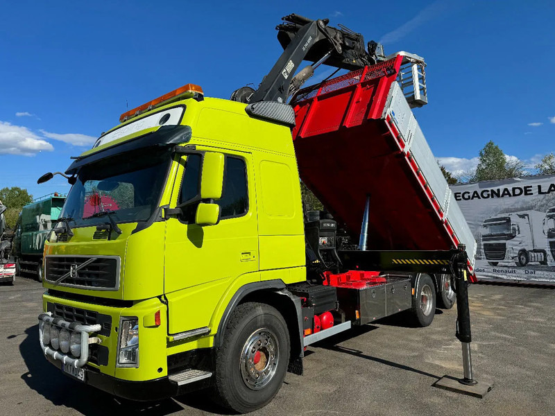 Volvo FM 340 6x2, Tipper + Crane + Skylift, 2009 - Автоманипулятор: фото 3 Volvo FM 340 6x2, Tipper + Crane + Skylift, 2009 - Автоманипулятор: фото 3