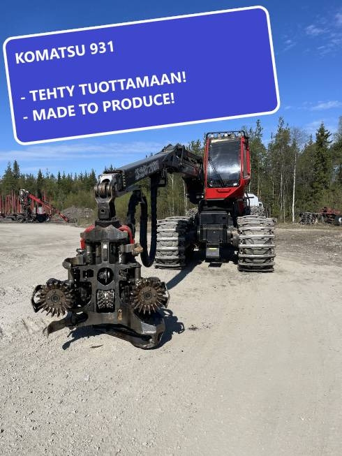 Komatsu 931 - Харвестер: фото 1 Komatsu 931 - Харвестер: фото 1
