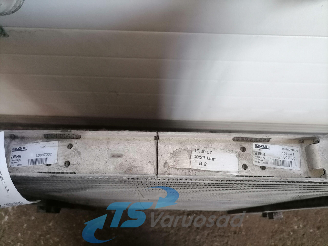 DAF Intercooler radiator 1691394 - Интеркулер для Грузовиков: фото 5 DAF Intercooler radiator 1691394 - Интеркулер для Грузовиков: фото 5