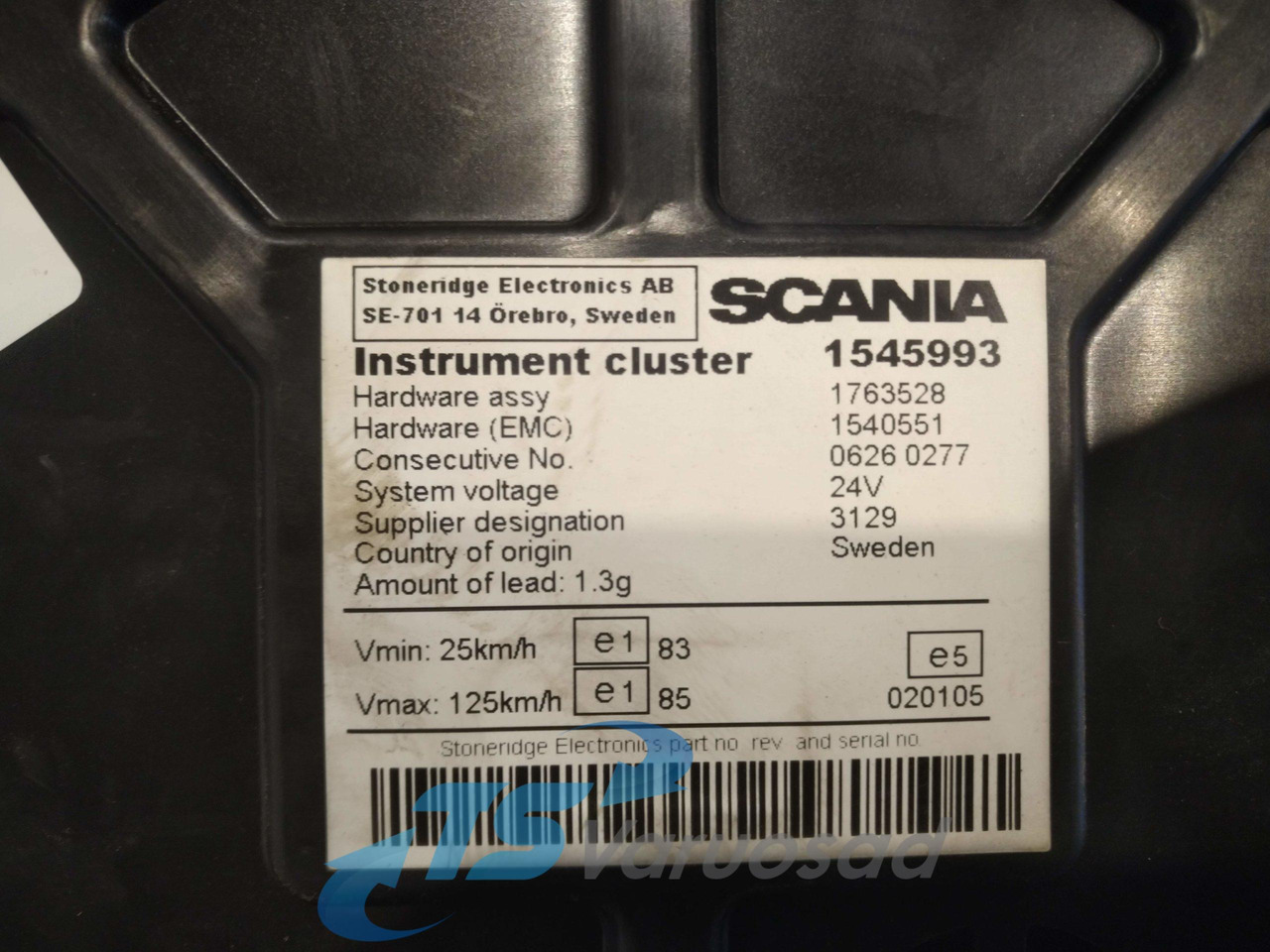 Scania Dashboard 1545993 - Приборная панель для Грузовиков: фото 2 Scania Dashboard 1545993 - Приборная панель для Грузовиков: фото 2