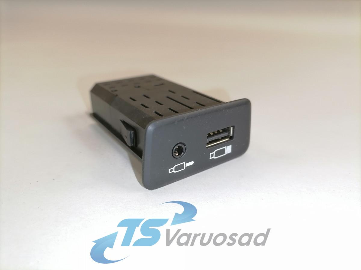 Scania USB/AUX pistikute paneel 2554705 - Электрическая система для Грузовиков: фото 2 Scania USB/AUX pistikute paneel 2554705 - Электрическая система для Грузовиков: фото 2