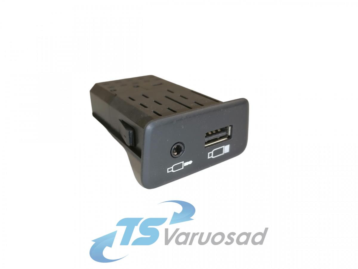 Scania USB/AUX pistikute paneel 2554705 - Электрическая система для Грузовиков: фото 1 Scania USB/AUX pistikute paneel 2554705 - Электрическая система для Грузовиков: фото 1