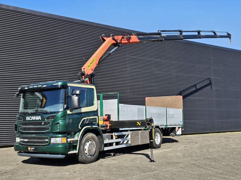 Scania P320 4x2 / PALFINGER PK14002 / CRANE/KRAN - Грузовик бортовой/ Платформа, Автоманипулятор: фото 1 Scania P320 4x2 / PALFINGER PK14002 / CRANE/KRAN - Грузовик бортовой/ Платформа, Автоманипулятор: фото 1