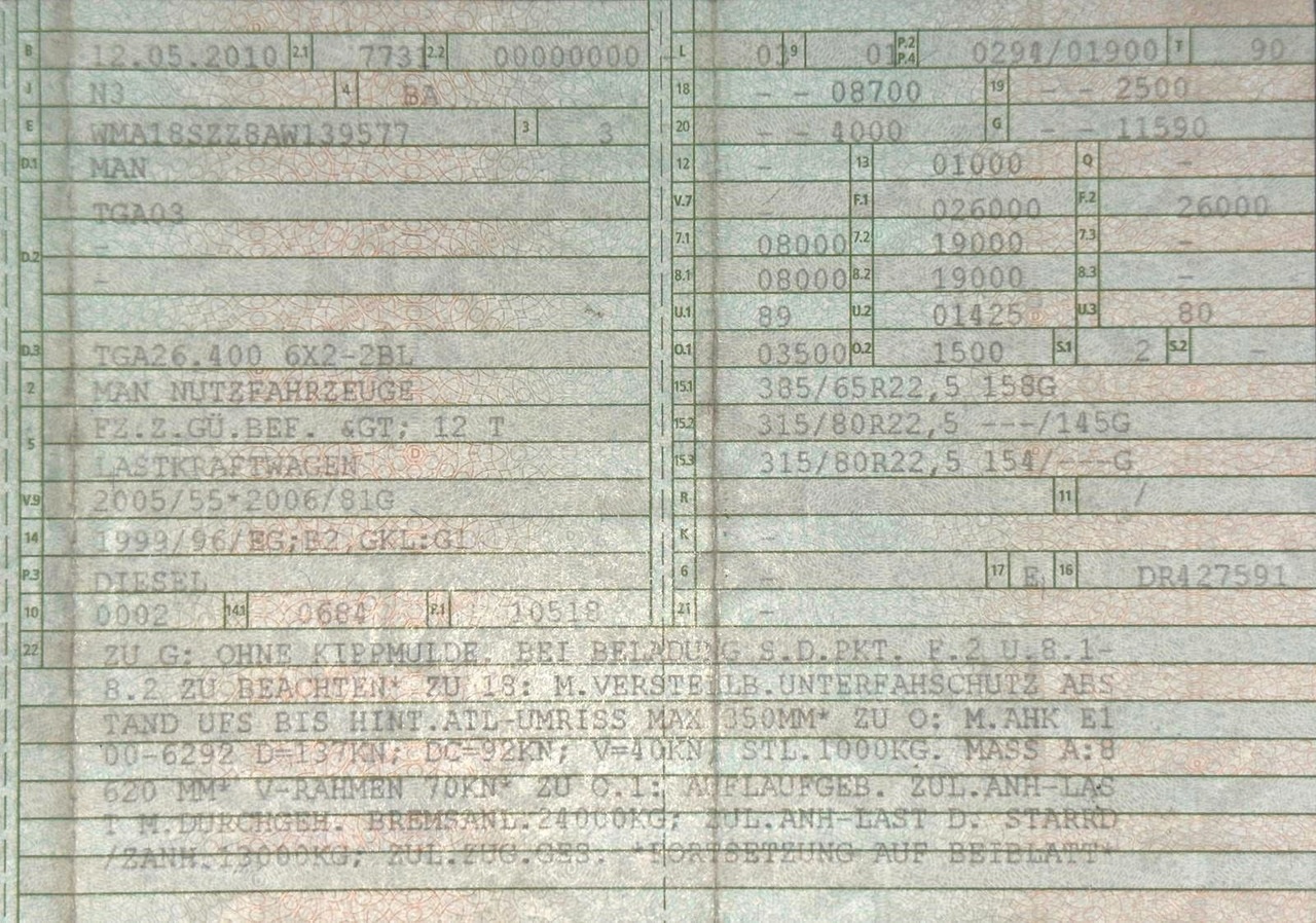 MAN 26.400 TGS | Meiller RK 20.70 | hydr. Container. - Крюковой мультилифт: фото 2 MAN 26.400 TGS | Meiller RK 20.70 | hydr. Container. - Крюковой мультилифт: фото 2