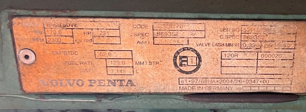 VOLVO PENTA & DANA SPICER Top Zustand VOLVO PENTA & DANA SPICER Top Zustand - Двигатель для Грузовиков: фото 2 VOLVO PENTA & DANA SPICER Top Zustand VOLVO PENTA & DANA SPICER Top Zustand - Двигатель для Грузовиков: фото 2