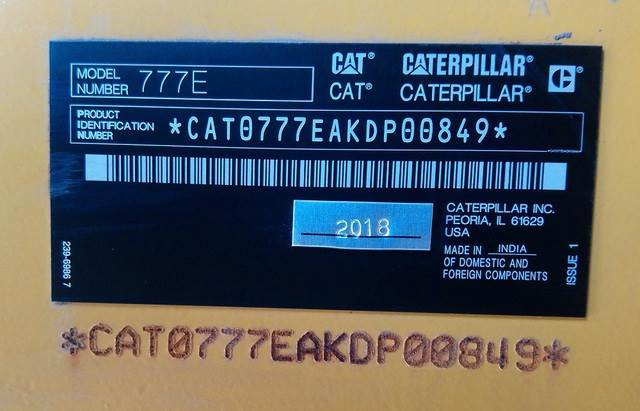 CAT 777E - Карьерный самосвал: фото 5 CAT 777E - Карьерный самосвал: фото 5