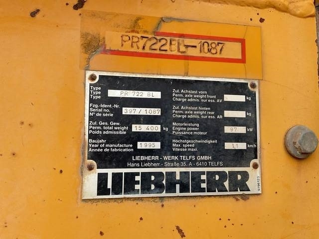 Liebherr PR722BL - Бульдозер: фото 5 Liebherr PR722BL - Бульдозер: фото 5