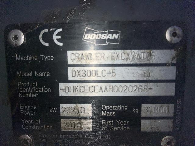 Doosan DX300LC-5 - Гусеничный экскаватор: фото 5 Doosan DX300LC-5 - Гусеничный экскаватор: фото 5