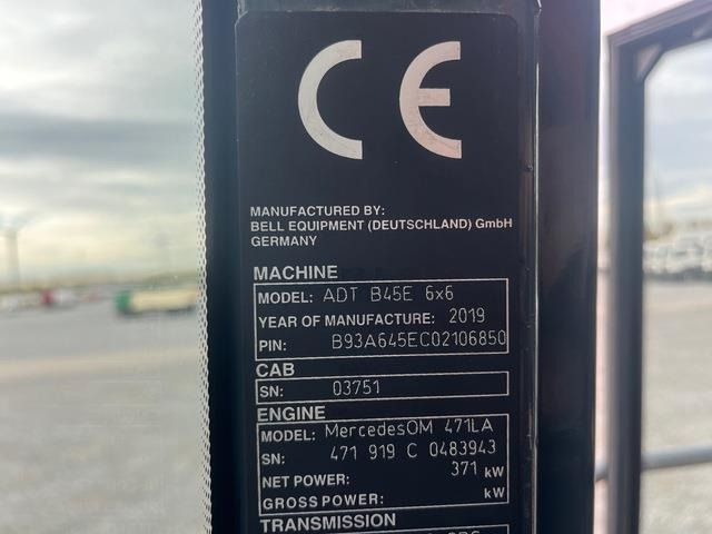 Bell B45E - Сочленённый самосвал: фото 5 Bell B45E - Сочленённый самосвал: фото 5