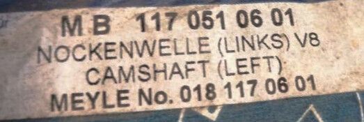 Mercedes-Benz - Распределительный вал для Грузовиков: фото 5 Mercedes-Benz - Распределительный вал для Грузовиков: фото 5