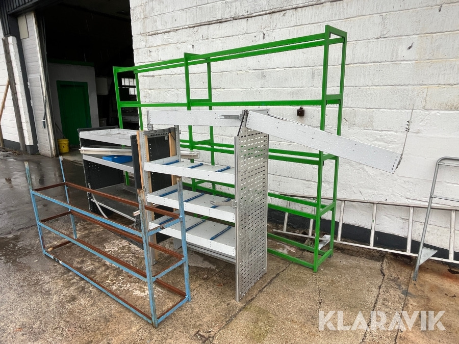 Assorterede reoler - 4 styk - Строительное оборудование: фото 2 Assorterede reoler - 4 styk - Строительное оборудование: фото 2