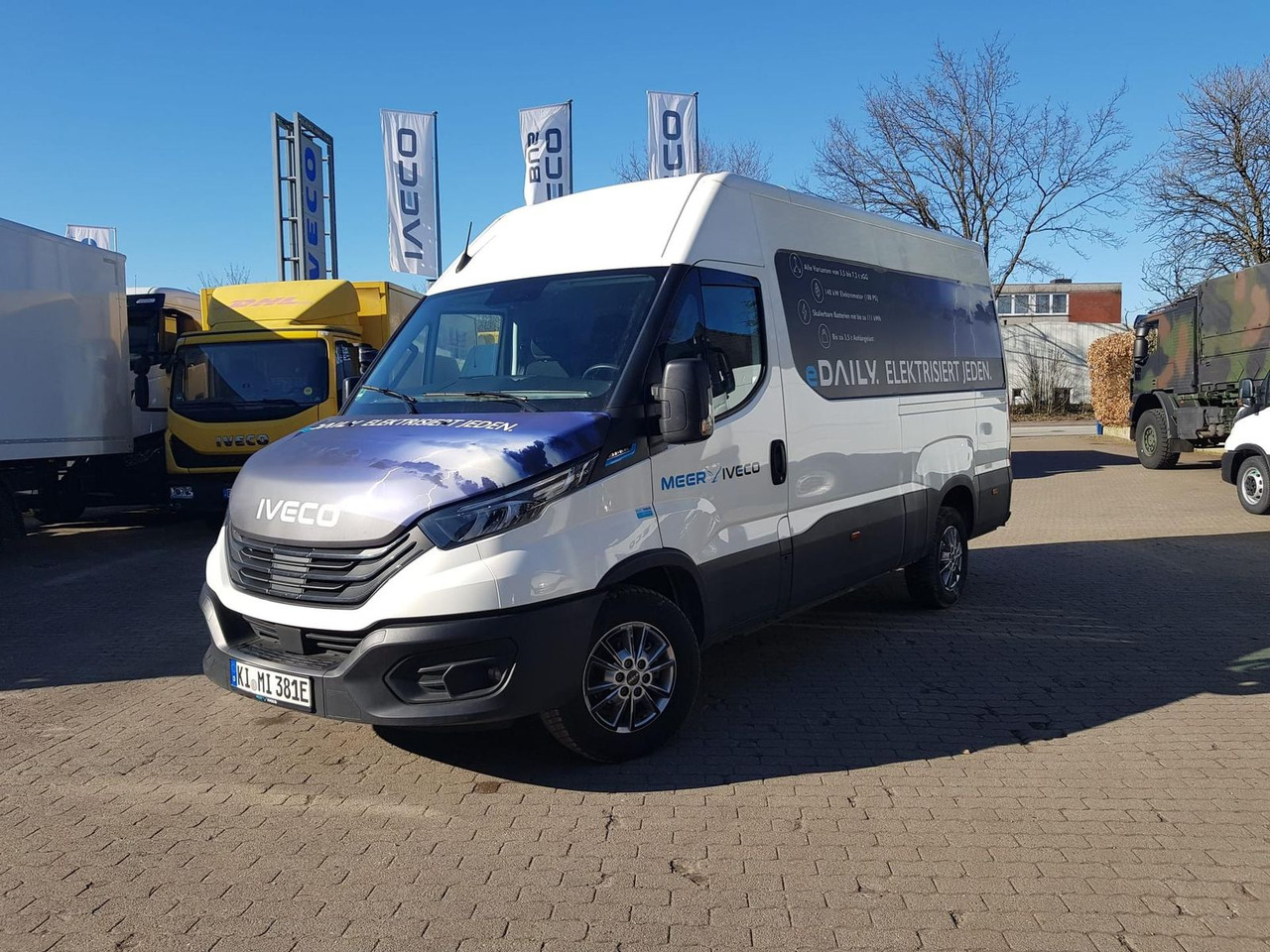 Iveco Daily 38S14E V Rückfahrkamera, AHK mit 3,5t, ... - Цельнометаллический фургон, Электрический фургон: фото 1 Iveco Daily 38S14E V Rückfahrkamera, AHK mit 3,5t, ... - Цельнометаллический фургон, Электрический фургон: фото 1