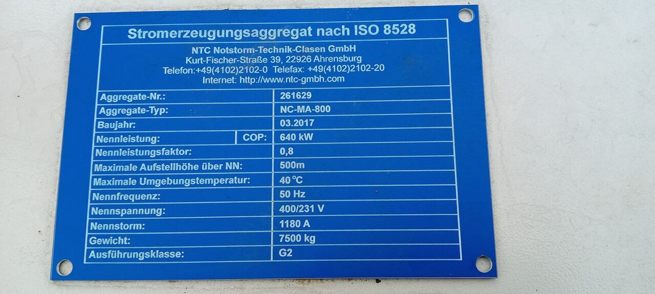 Stamford Generator Cummins STAMFORD 1600 KVA 2015 rok . Agregaty Prądotwó в лизинг Stamford Generator Cummins STAMFORD 1600 KVA 2015 rok . Agregaty Prądotwó: фото 36
