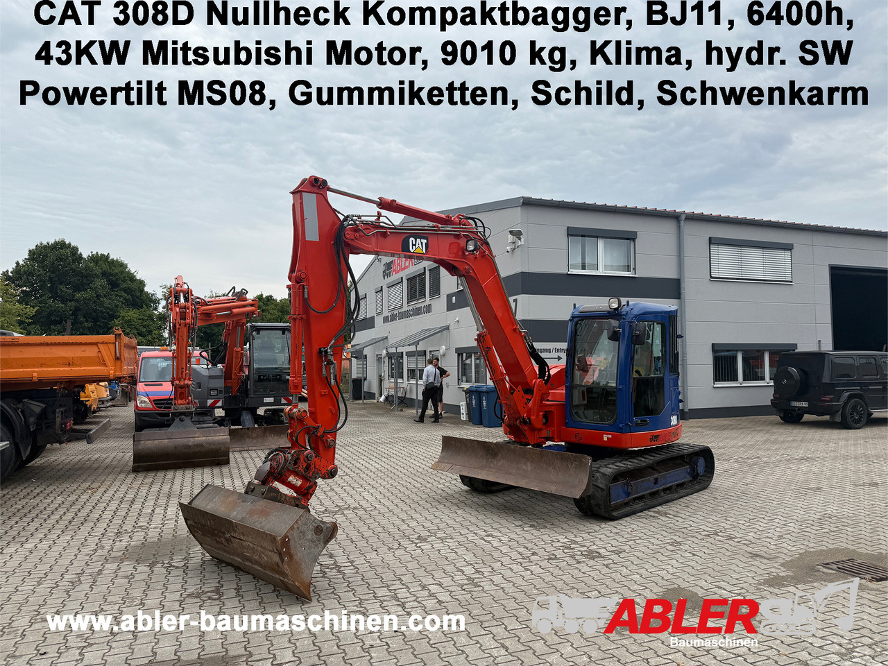 CAT 308D Nullheck Kompaktbagger Powertilt Klima - Экскаватор: фото 1 CAT 308D Nullheck Kompaktbagger Powertilt Klima - Экскаватор: фото 1